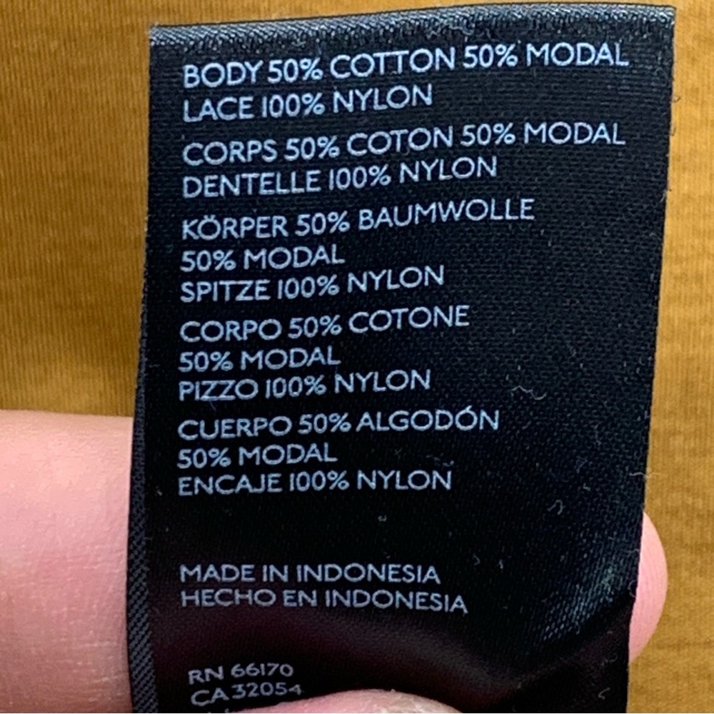 By Anthropologie Women Size S Mustard Lace Trim Top Blouse V-Neck Short Sleeve - Picture 7 of 11